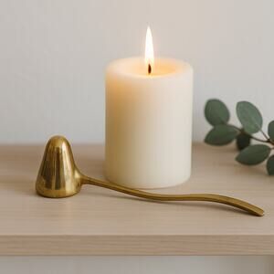 Dirilyte MCM Brass/Bronze Candle Snuffer